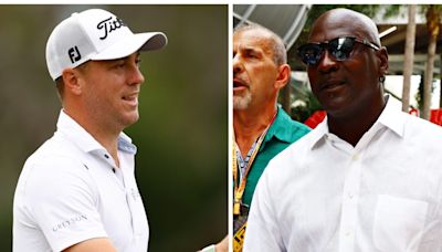 Justin Thomas once helped Michael Jordan win at golf and bought his first car with the money