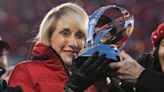 The Kansas City Chiefs are honoring the only woman to attend all 57 Super Bowls
