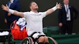 Wimbledon: Alfie Hewett wins semi-final thriller to keep his hopes of winning wheelchair singles title alive