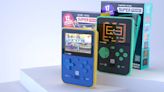 The Super Pocket is a Game Boy style handheld with a cartridge kick