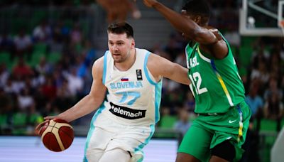 Mavericks' Luka Doncic Shines in Slovenia's Victory Over Brazil in Exhibition Match