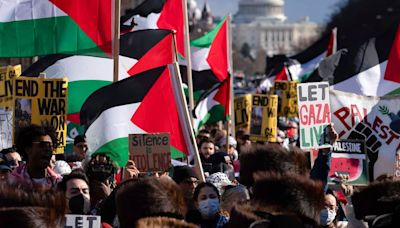 Thousands are expected to rally on Washington’s National Mall in support of Palestinian rights