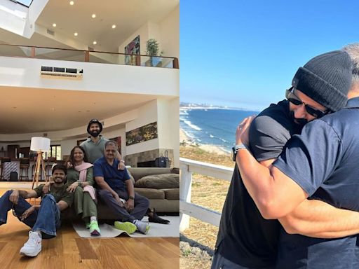 Vijay Deverakonda takes his parents on their first trip to USA, see wholesome pics