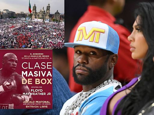 Floyd Mayweather dará clase gratis de boxeo en el Zócalo de CDMX