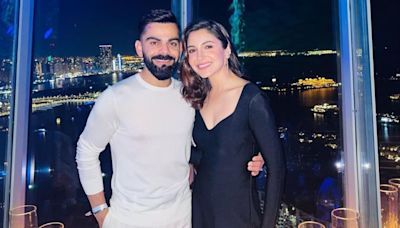 Akaay Kohli makes first appearance on father Virat's lap with Anushka Sharma in London; internet's keen eye spots Vamika