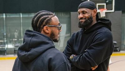 LeBron James back for 22nd season in hopes of sharing Lakers' floor with son: reports | CBC Sports