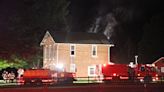 Several fire departments battle house fire Tuesday on Ohio 181 near Crestline