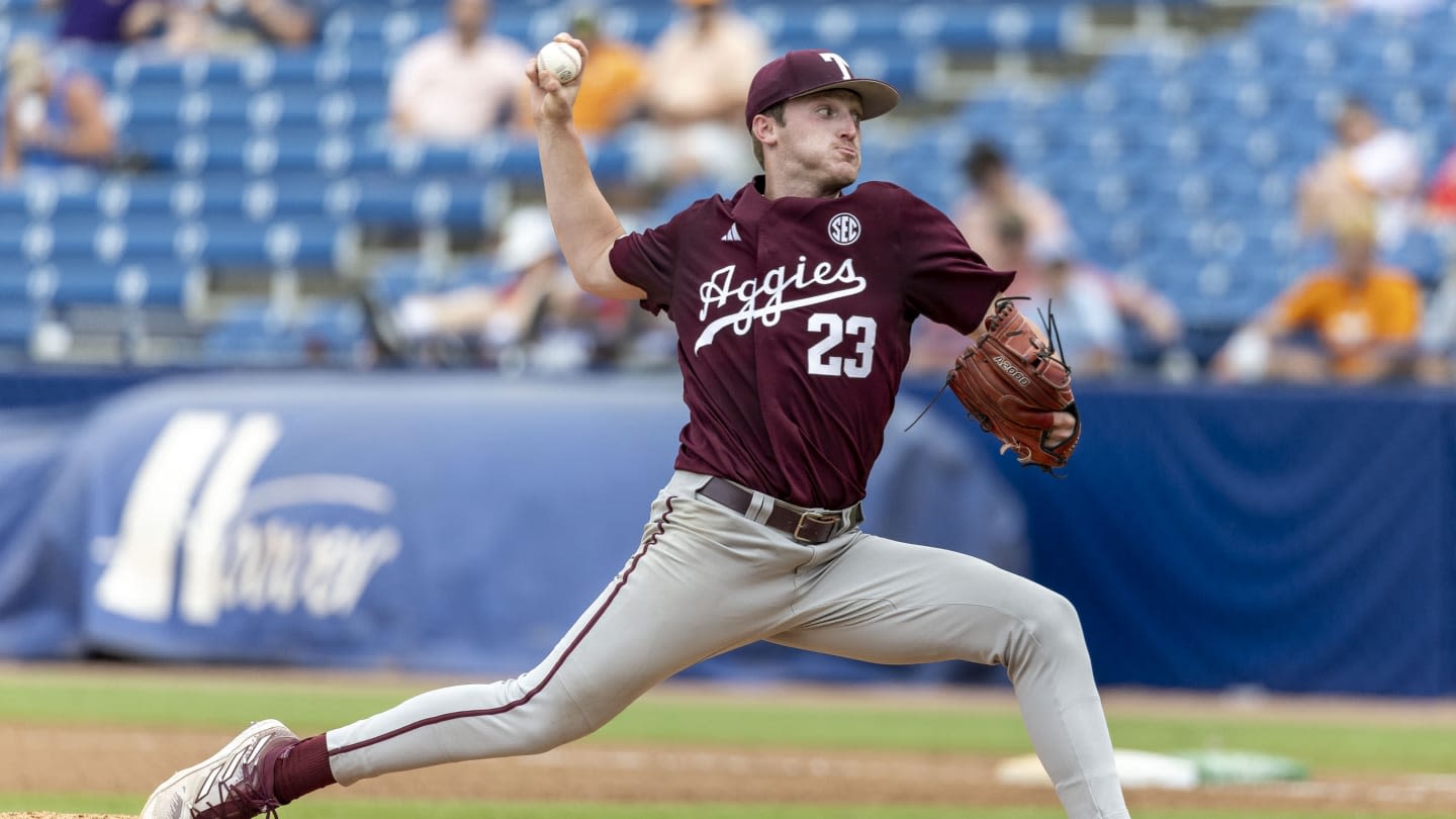 Texas A&M RHP Tanner Jones Selected By Kansas City Royals In 6th Round Of MLB Draft