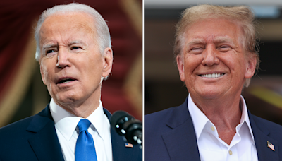 Biden gives 3-word response when asked when he'll debate Trump