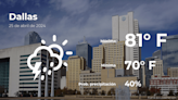 Pronóstico del clima en Dallas para este jueves 25 de abril - La Opinión