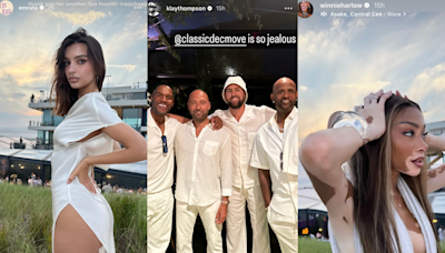 A 4th of July in social post photos: Emily Ratajkowski, Klay Thompson, Winnie Harlow and more celebs take fans inside Michael Rubin's star-studded party in the Hamptons