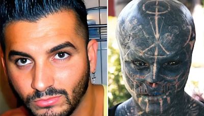 Man, 35, shocks the world by transforming into a 'black alien'