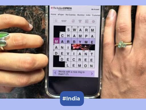 'Needed careful planning': How a simple crossword puzzle became the perfect proposal for this Pune couple