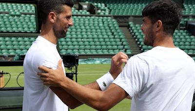 Por qué la final de Wimbledon será histórica para Djokovic y Alcaraz
