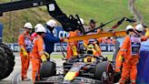 Checo Pérez eliminado en la Q1 en GP de Hungría tras fuerte choque contra muro