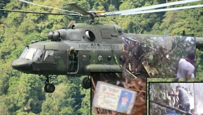 Video: así fue el momento en el que hallaron a los nueve militares tras el accidente aéreo en Bolívar