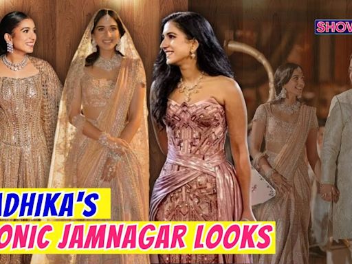 3 Iconic Radhika Merchant Looks From Jamnagar Pre-Wedding Bash: From Versace To Manish Malhotra - News18