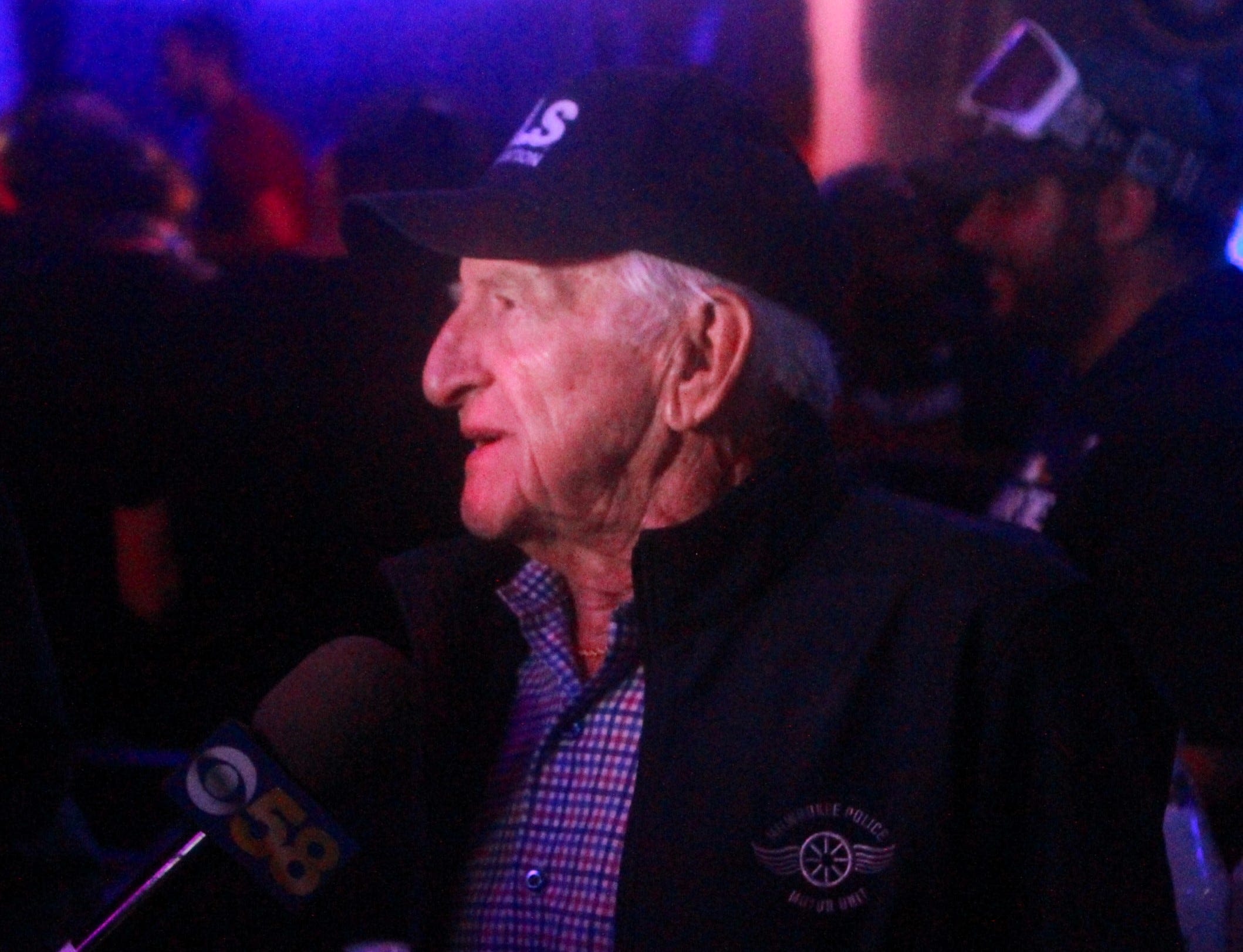 Bob Uecker's postgame champagne celebration is once again perfect