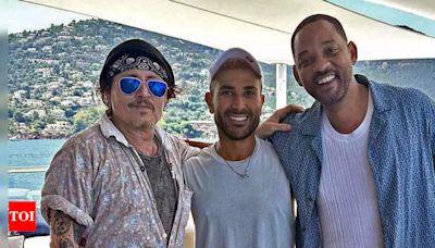 Will Smith and Johnny Depp spend time together before Andrea Bocelli Concert | English Movie News - Times of India