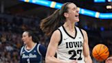 Caitlin Clark passes Steph Curry for most 3s in a season as Iowa rips Penn State