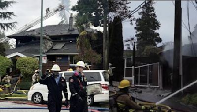 Three homes damaged after fire erupts in South Vancouver | News