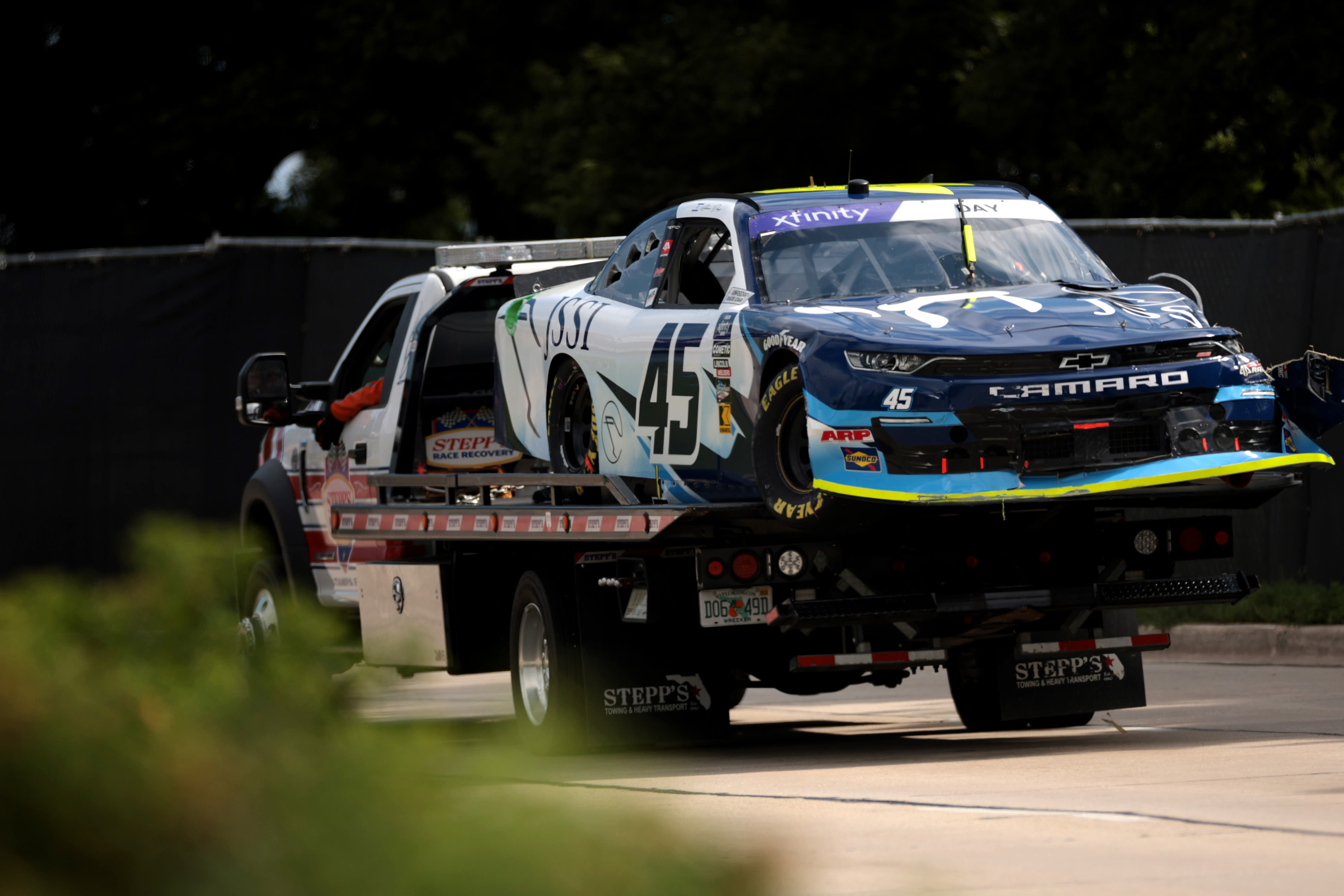 Israeli driver Alon Day’s hope of delivering message in Chicago detoured by wreck