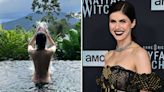 Alexandra Daddario Shares Cheeky Nude Photos from the Pool on Holiday Vacation