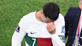 Cristiano Ronaldo left in tears after Portugal upset by Morocco at World Cup