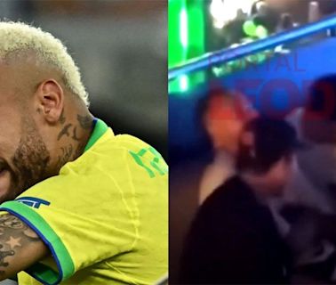 Neymar llorando en un boliche: Su reacción a la eliminación de Brasil que es viral