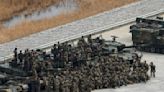 North Korea fires cruise missiles as allies stage drills