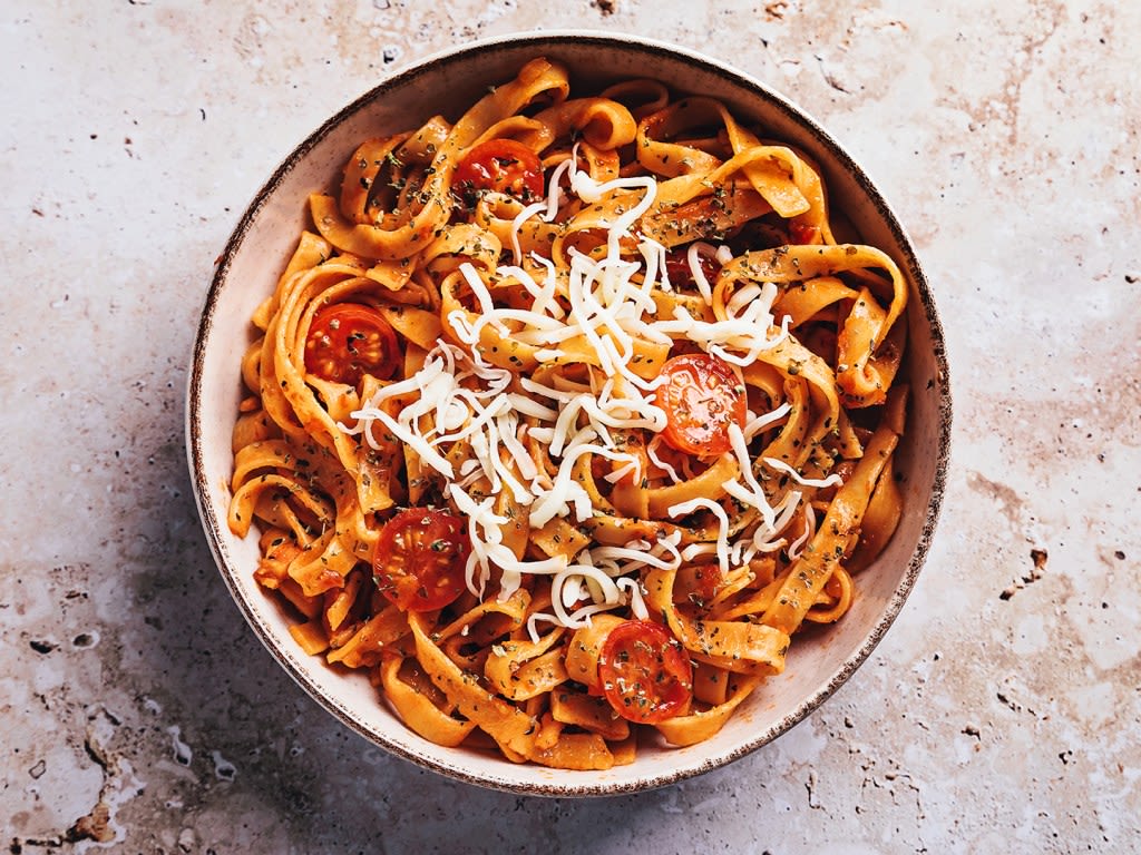 Alex Guarnaschelli’s Easy Creamy Tomato Sauce Is ‘Good on All Pasta Shapes’ & Comes Together in Minutes