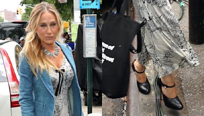 Sarah Jessica Parker Adds a Touch of Personal Style in Mary Jane Heels for ‘And Just Like That’ Filming