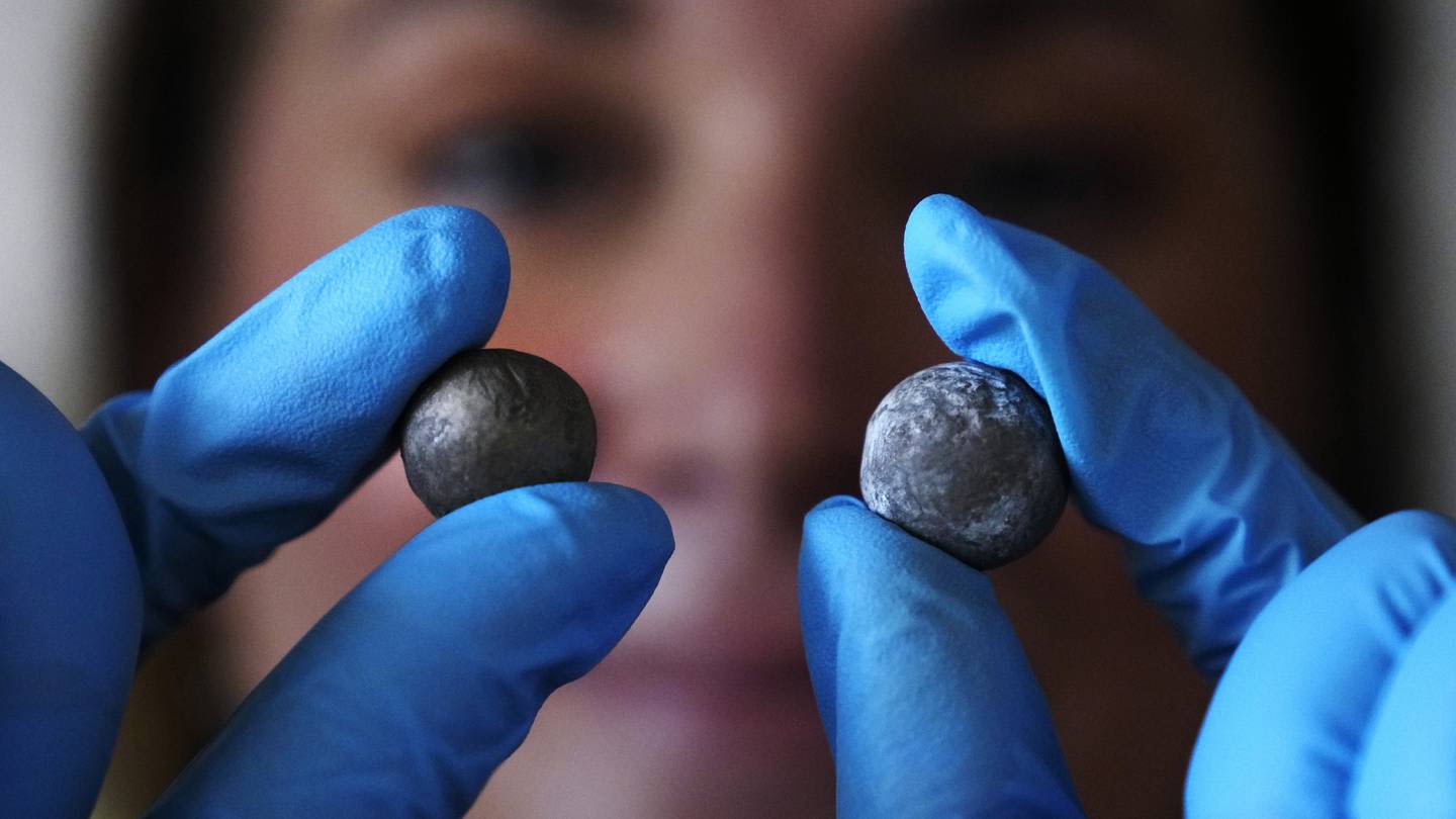 Archeologists find musket balls fired during 1 of the first battles in the Revolutionary War