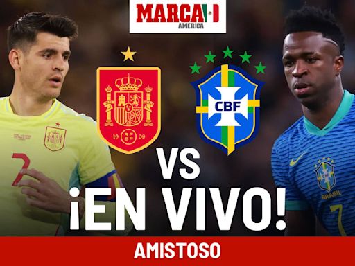 España vs Brasil EN VIVO Online. Partido hoy Amistoso - Fecha FIFA 2024 | Marca