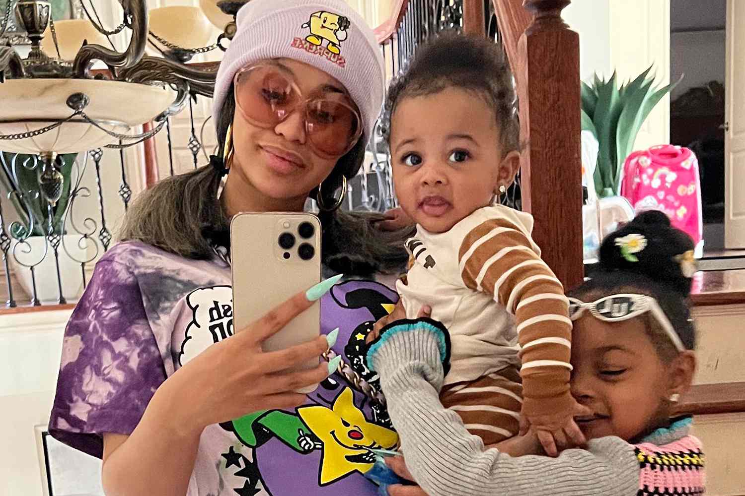 Pregnant Cardi B Shares Sweet Videos of Kids Kulture and Wave Looking All Grown Up