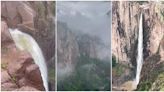 “Bello”: ruge cascada de Basaseachi luego de lluvias (VIDEOS)