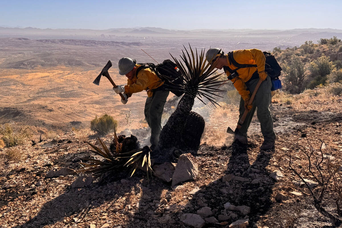 Red Rock Canyon fire now contained, BLM says