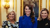 Ukraine's Olena Zelenska Reunites with Jill Biden and Kate Middleton