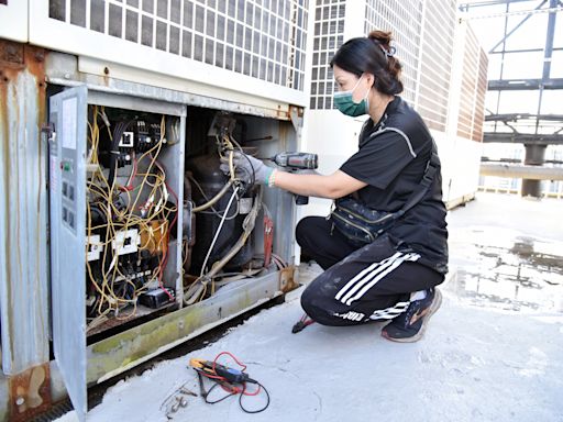 職訓助攻 7年級女生變身冷凍空調達人 站穩職場C位