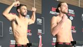 UFC Fight Night 237 video: Yair Rodriguez, Brian Ortega on weight for Mexico City rematch