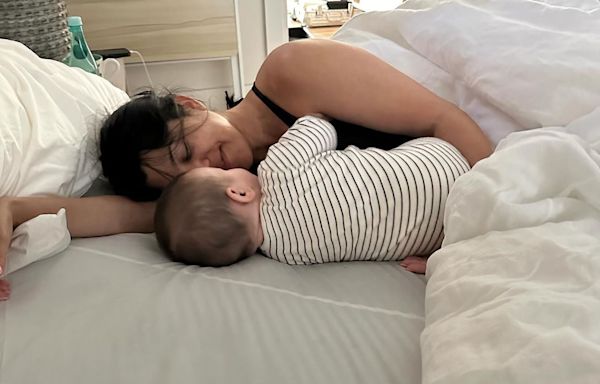 Kourtney Kardashian Says Son Rocky Has ‘Never’ Napped in His Crib and Sleeps in Her Arms Instead