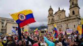 Tens of thousands of Colombians protest against the leftist president's reform agenda