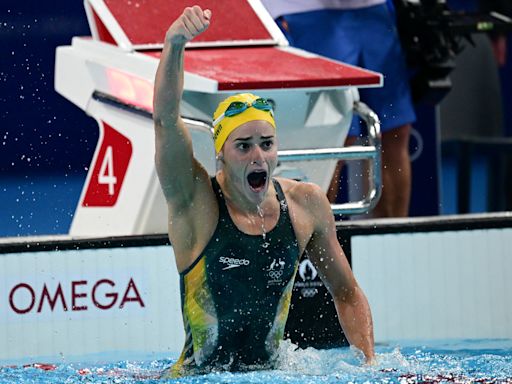 2024 Olympics: Australia’s Kaylee McKeown edges USA's Regan Smith to win gold in 100m backstroke