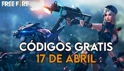 Free Fire | Códigos de hoy miércoles 17 de abril de 2024: recompensas gratis