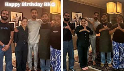 Ranbir Kapoor Birthday Inside Pics: RK Celebrates Special Day In T-Shirt-Pajamas, Holding Wifey Alia Bhatt In Arms