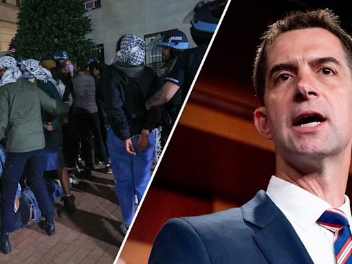 Sen. Tom Cotton takes aim at student loan forgiveness for anti-Israel agitators