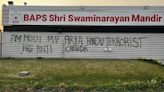 BAPS Hindu temple vandalised in Canada