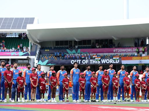 Rohit Sharma's Team India wears black armbands in memory of David Johnson during T20 WC tie vs Afghanistan