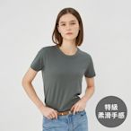 GIORDANO 女裝純棉奢滑素色上衣 【多色任選】