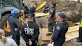 First responders free man from trench collapse at worksite in Overland Park